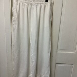 Linen blend pants